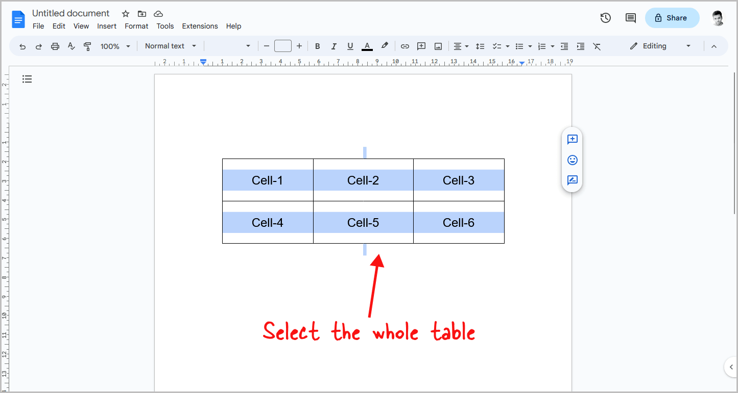 How to Make a Table Smaller in Google Docs