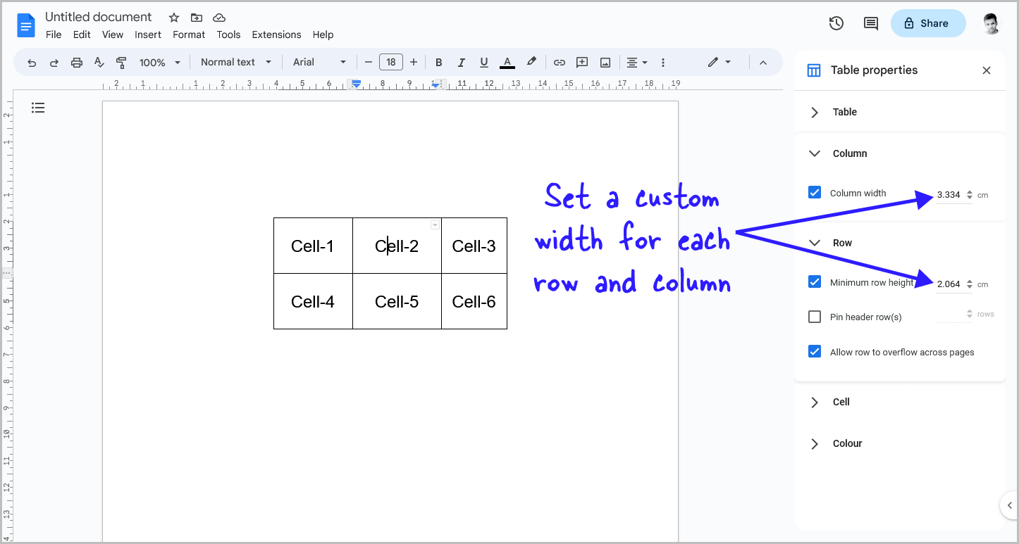 How To Make Row Height Smaller In Google Docs