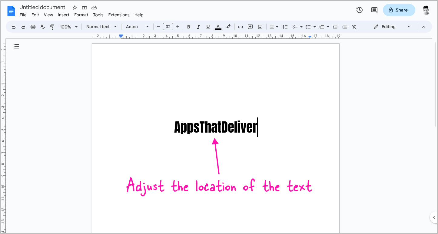 How to Put Text Over an Image in Google Docs