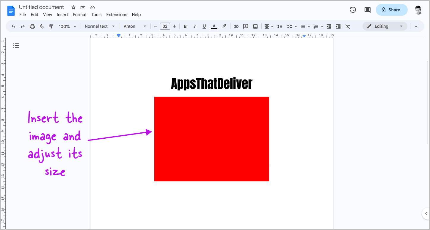 How to Put Text Over an Image in Google Docs