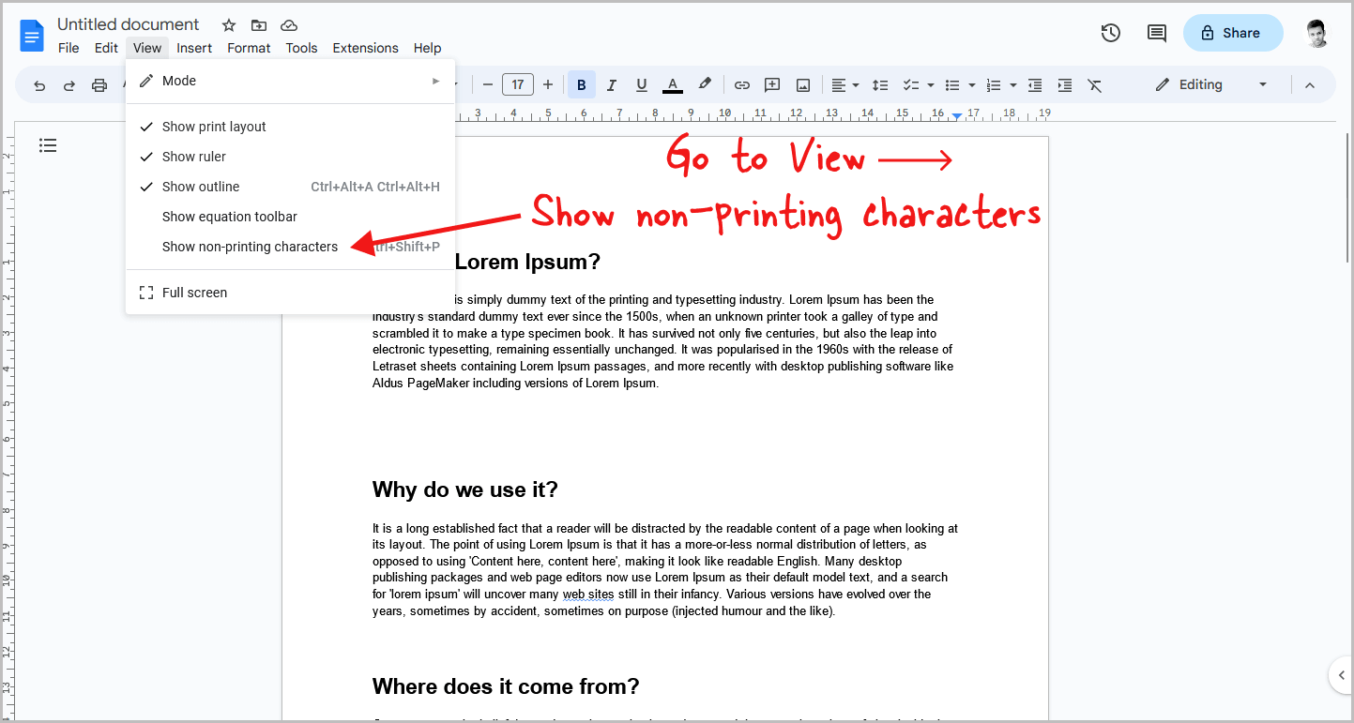 How To Remove Section Breaks In Google Docs