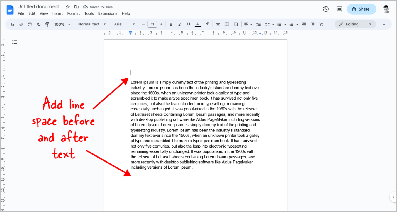 How To Split A Page In Half Vertically On Google Docs