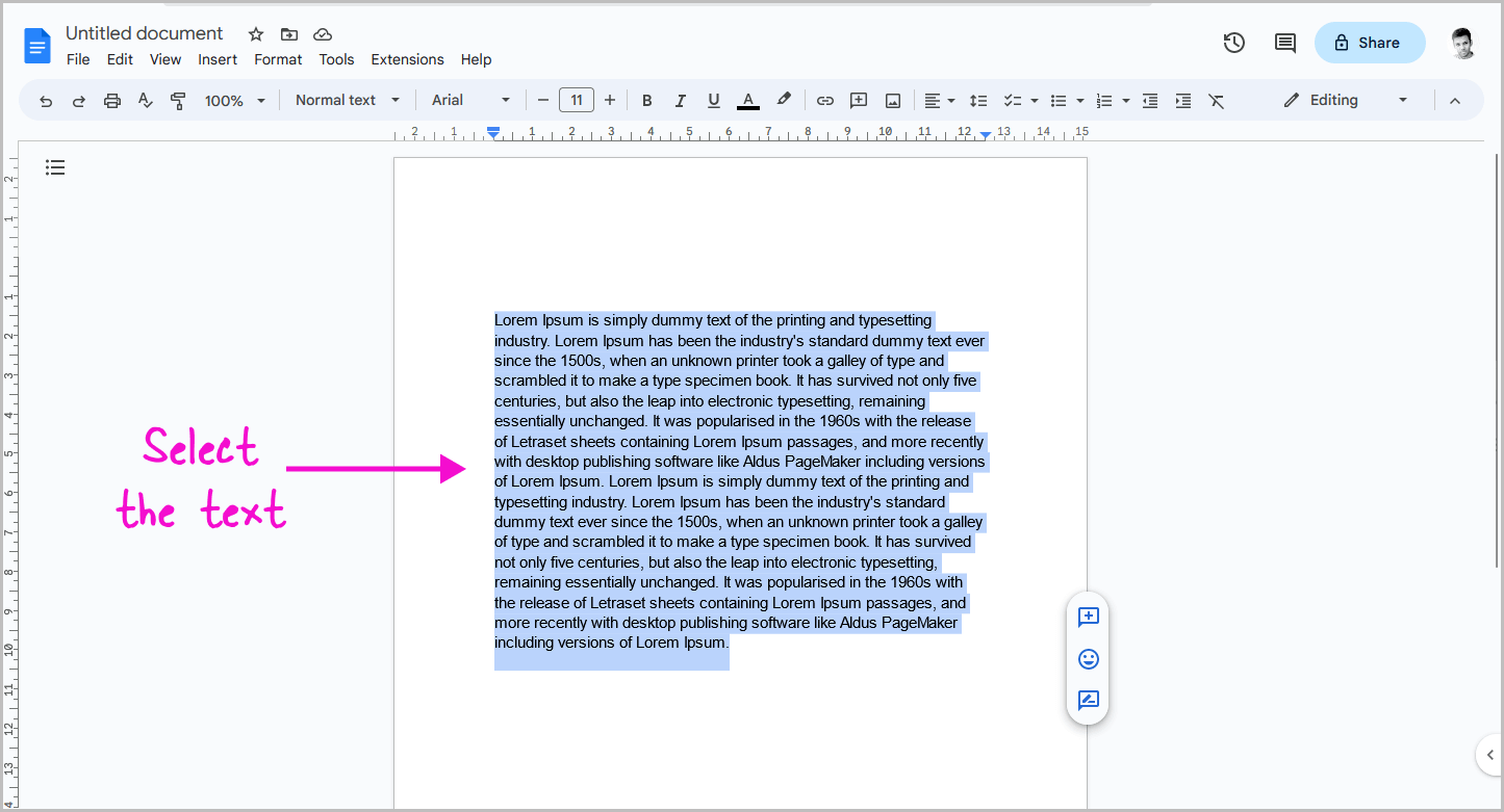 How to Split a Google Doc in Half Vertically