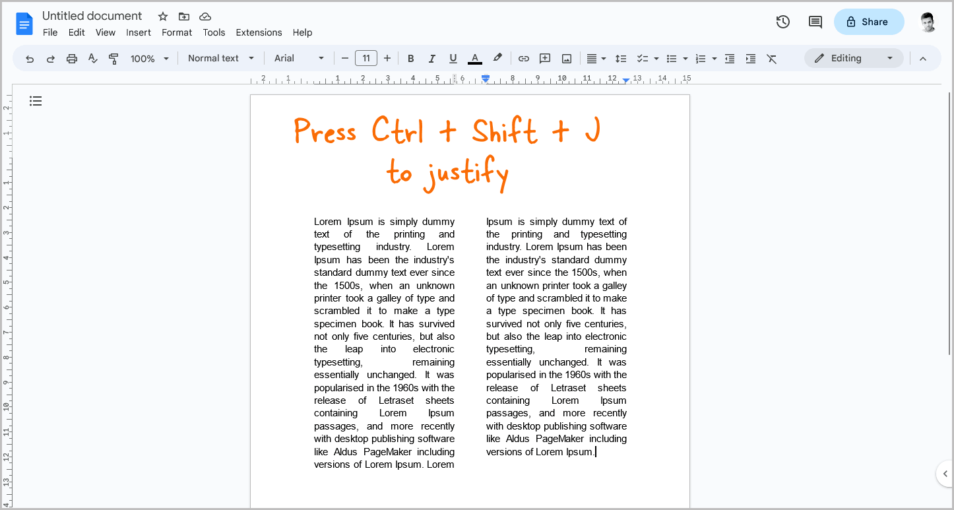 how-to-split-a-google-doc-in-half-vertically