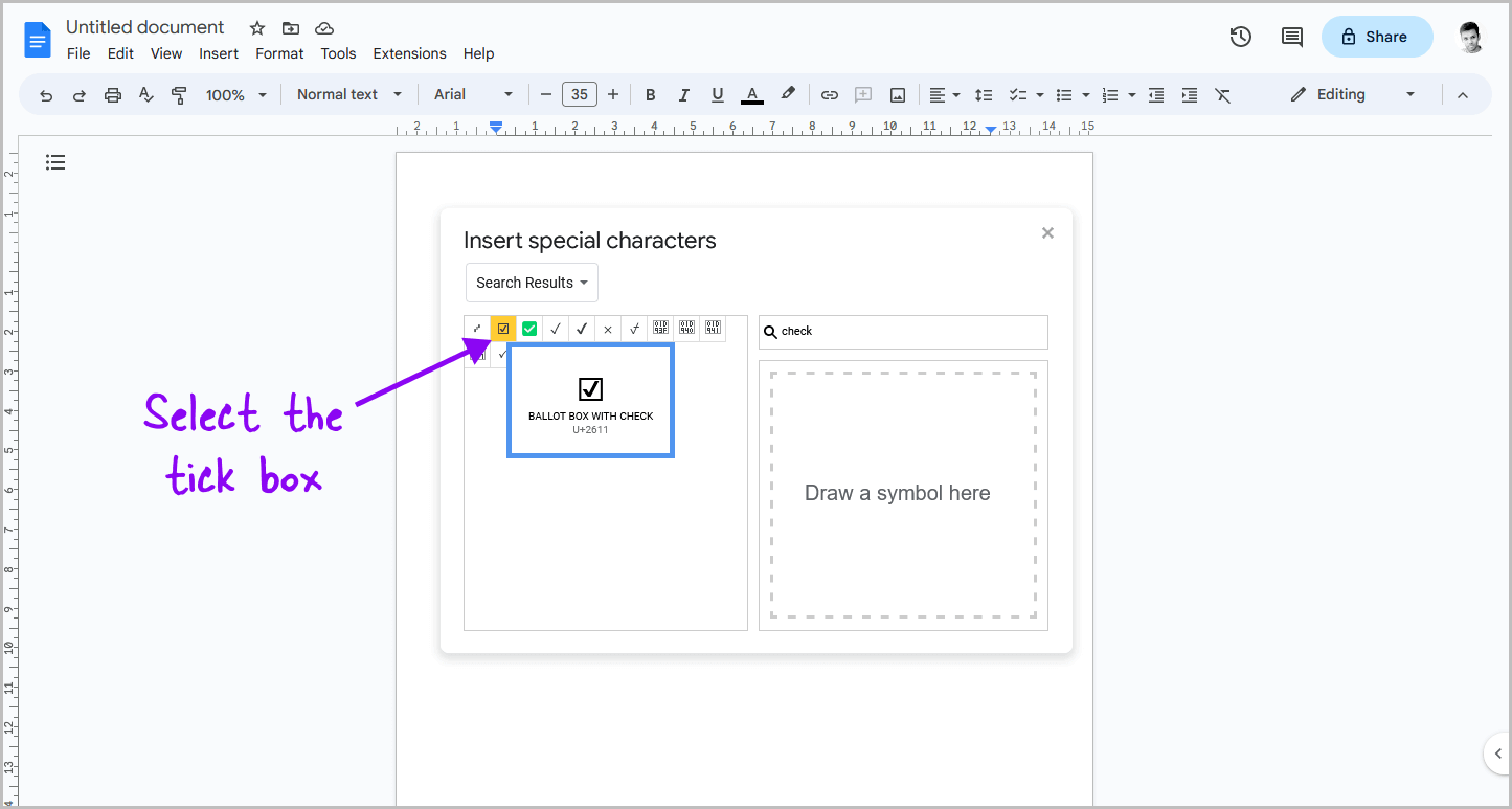 how-to-insert-tick-box-symbol-in-google-docs