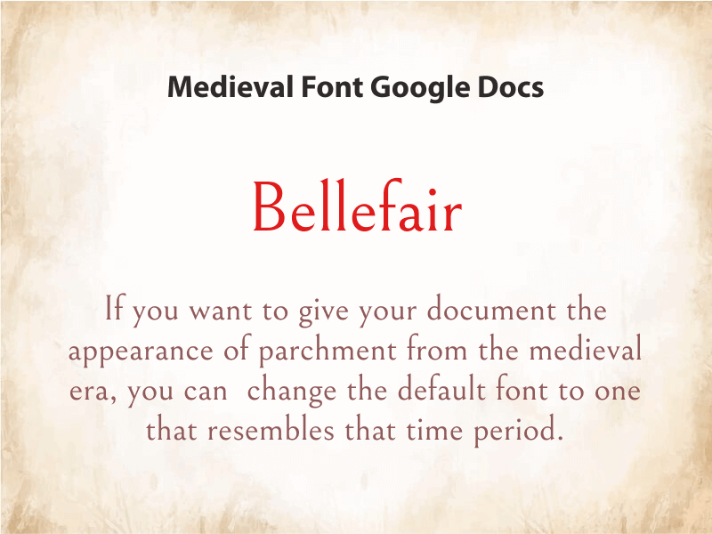 Medieval Font Google Docs