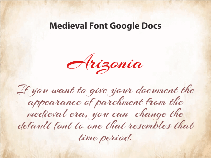 Medieval Font Google Docs