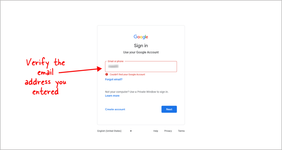 Couldnt Find Your Google Account but Username is Taken [FIX]