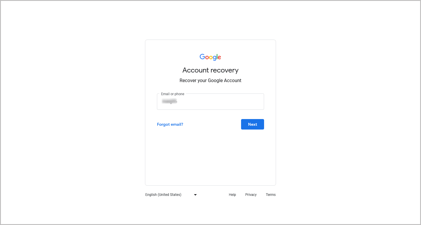 Couldnt Find Your Google Account but Username is Taken