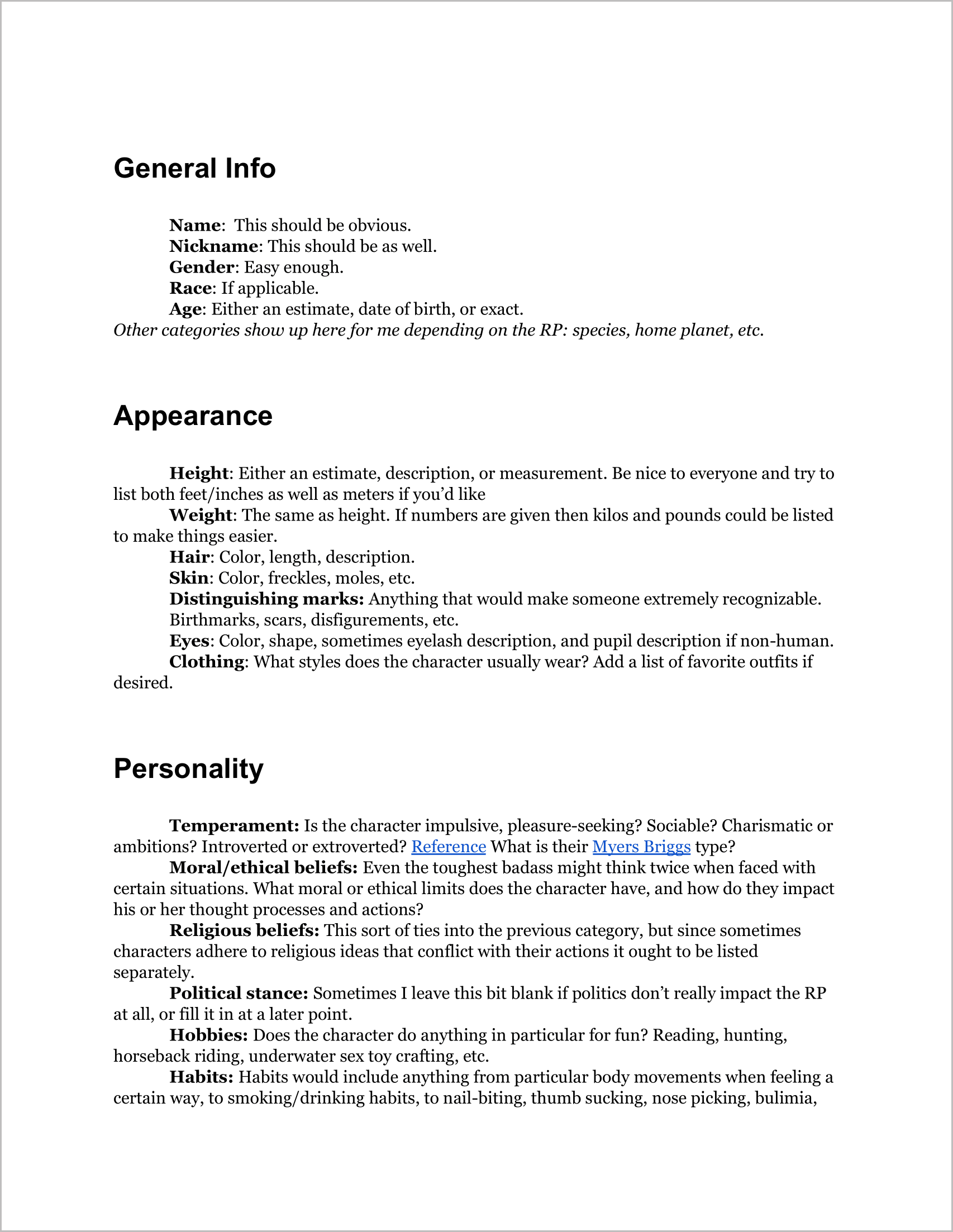 google-doc-character-templates