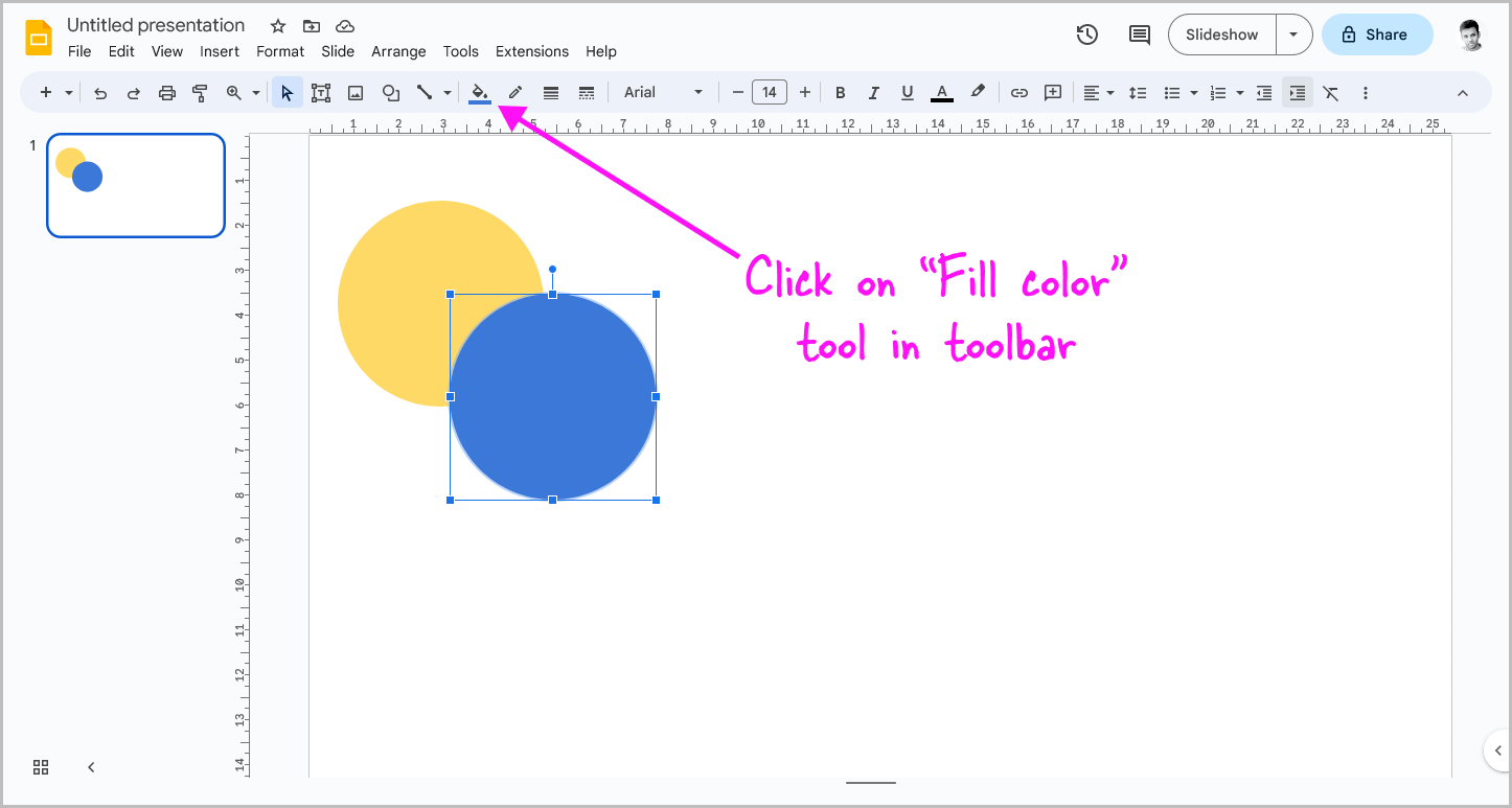 Google Slides Semi Transparent Shape