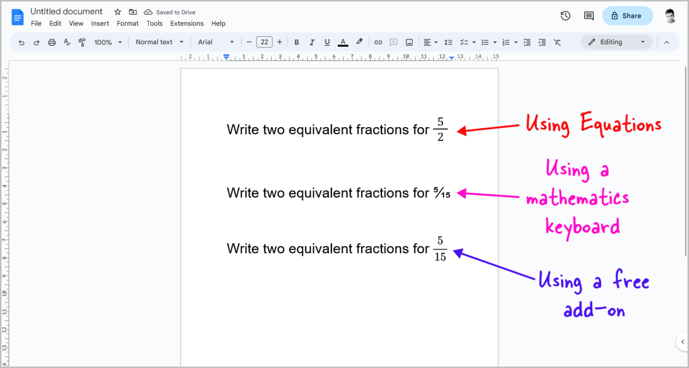 how-to-add-fractions-in-google-docs-astar-tutorial