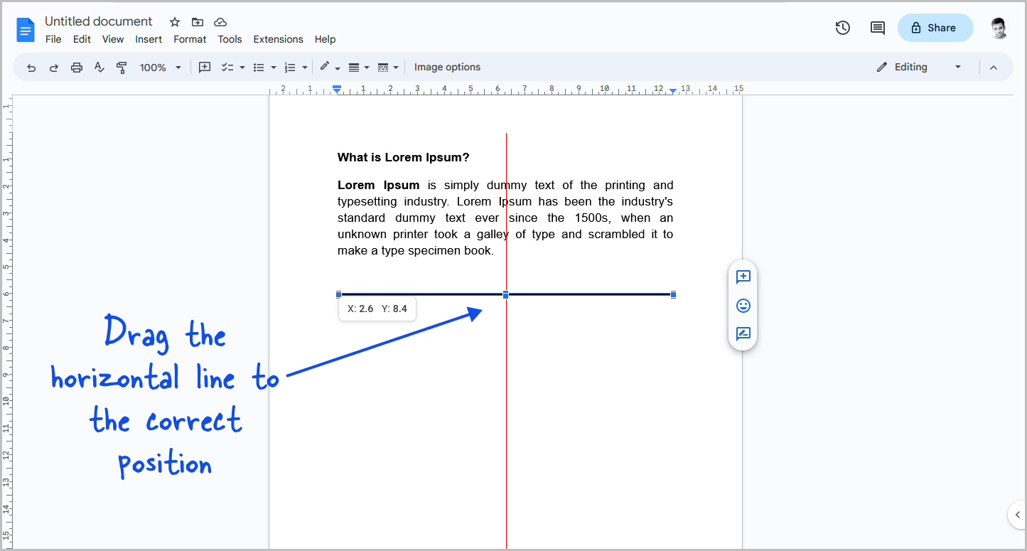 How to Make Horizontal Line Thicker in Google Docs