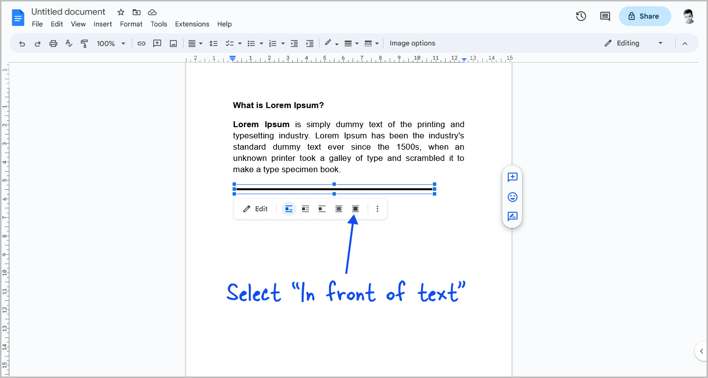 How to Make Horizontal Line Thicker in Google Docs