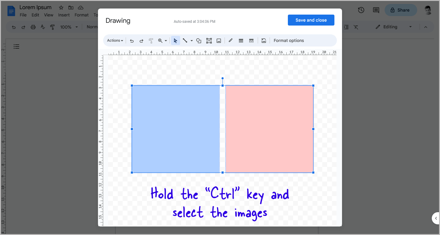 how-to-select-multiple-images-in-google-docs