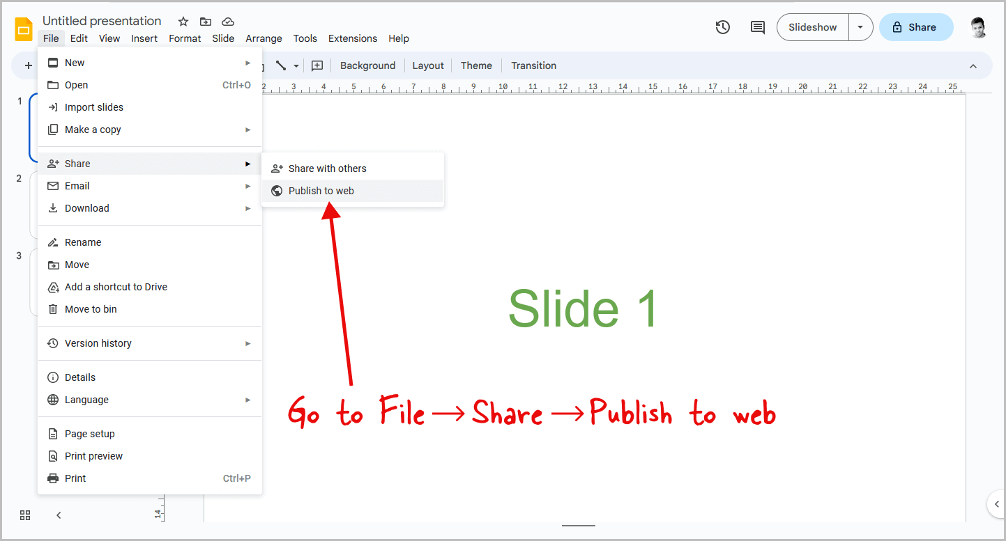 How to Time Google Slides for 20 Seconds