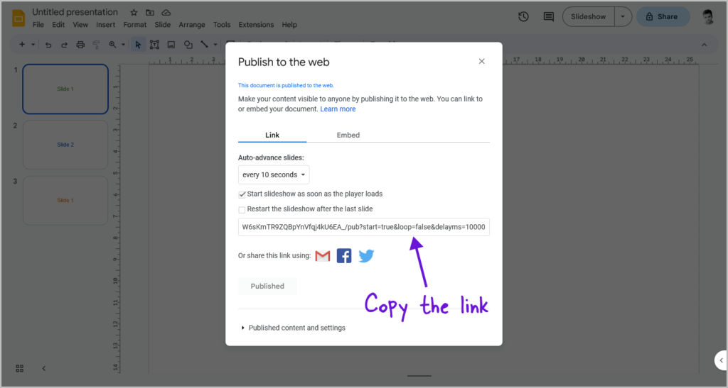 how-to-time-google-slides-for-20-seconds