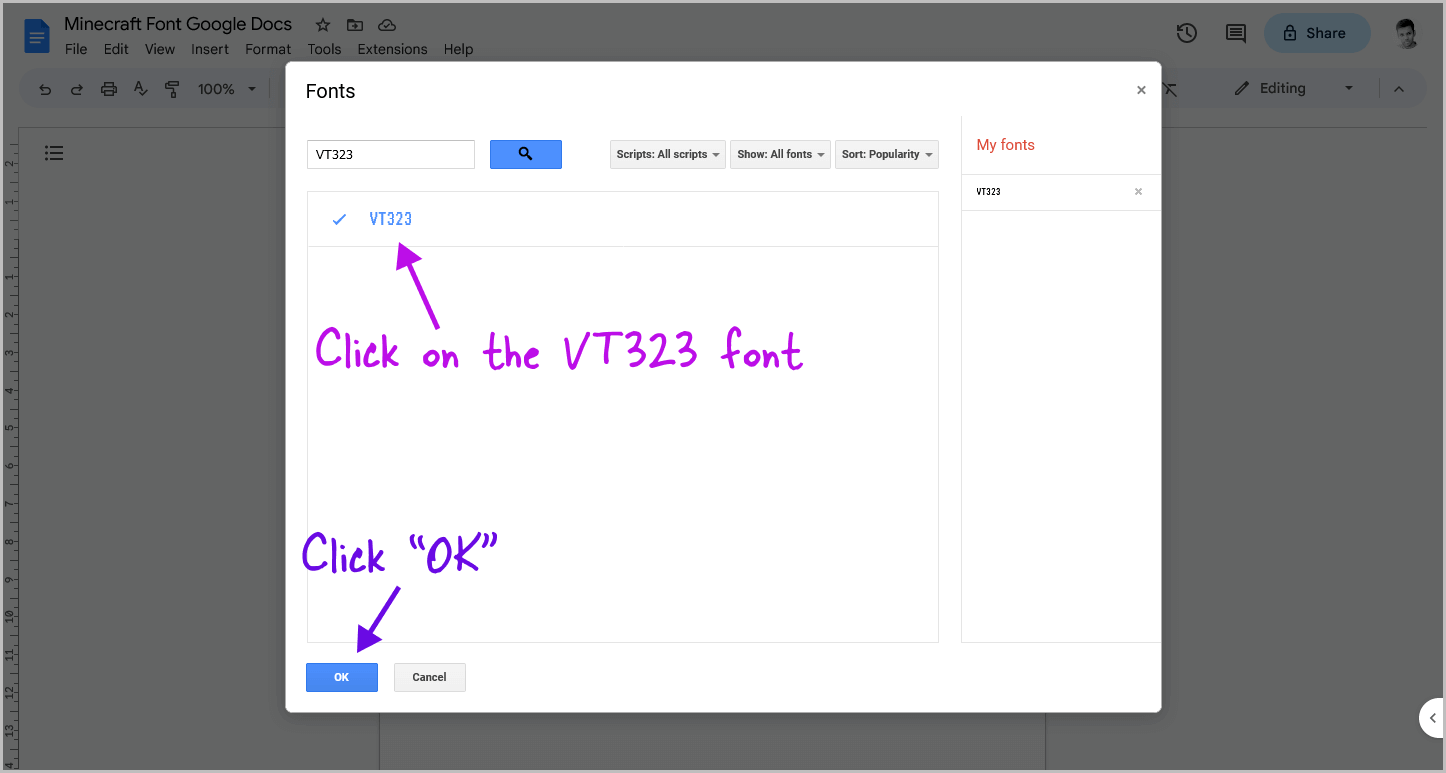 Minecraft Font Google Docs