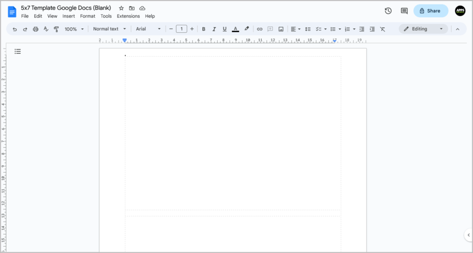 5x7 Template Google Docs [FREE]