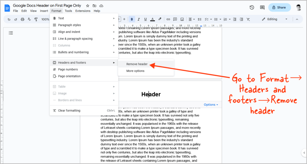 microsoft-word-header-on-first-page-only-archives-pickupbrain-be-smart