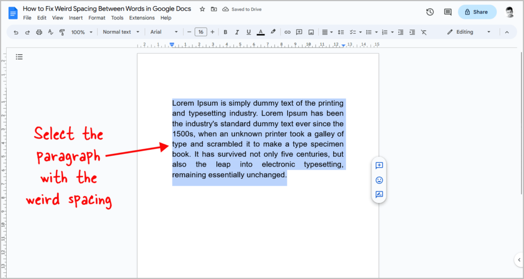 How To Remove Spacing Between Words In Google Docs