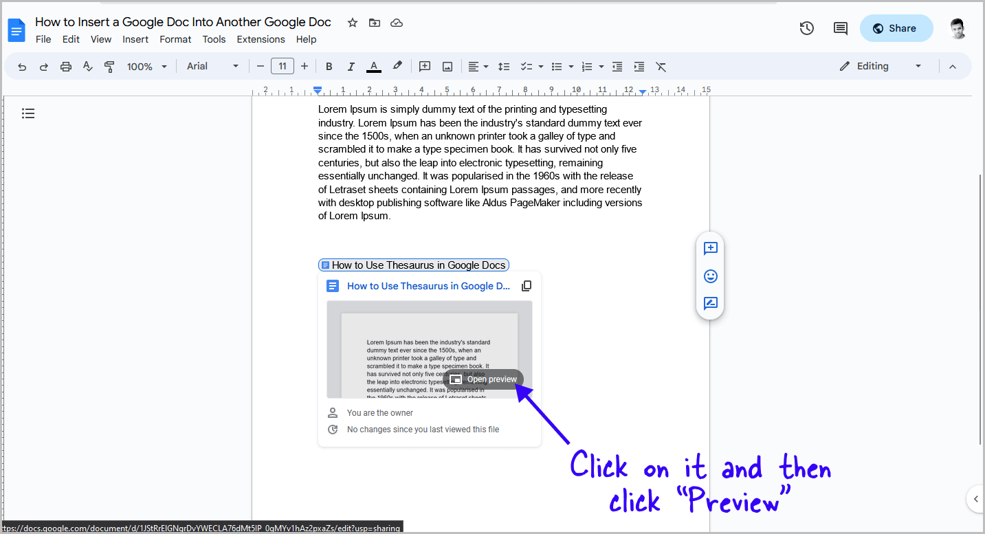 How To Insert A Google Doc Into Another Google Doc Embed Google ...