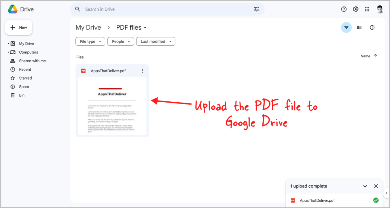 How To Insert A PDF Into A Google Doc