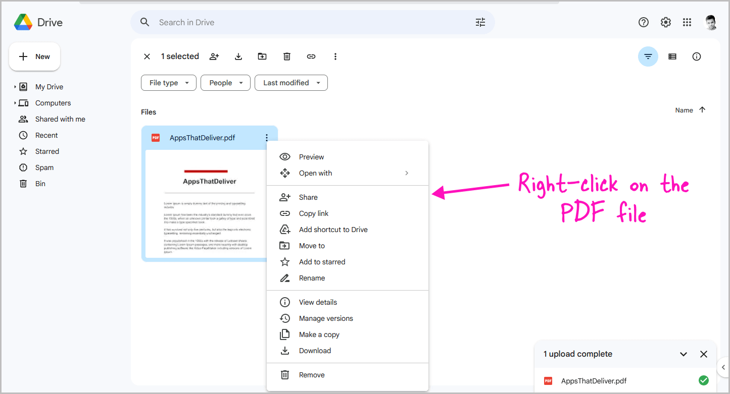 How to Insert a PDF Into a Google Doc