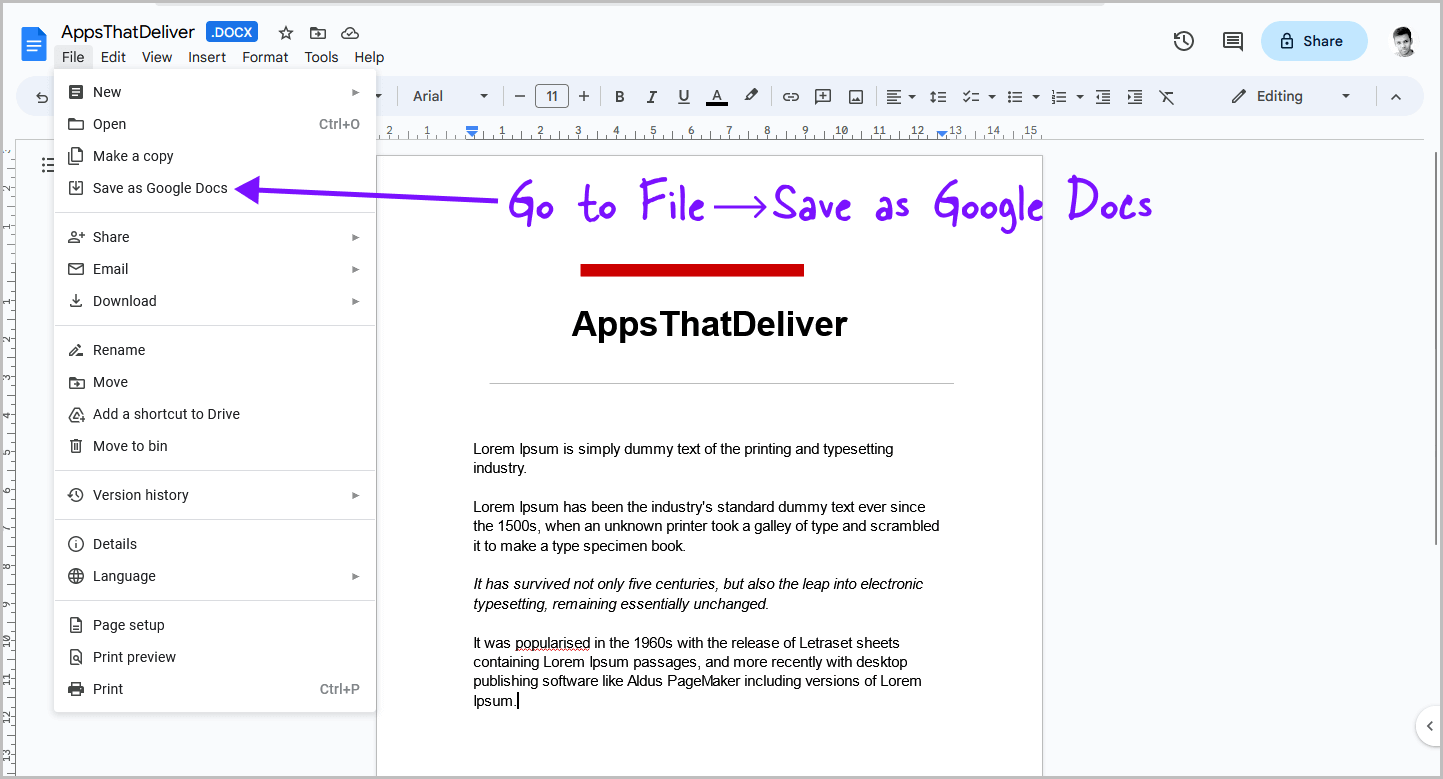 How to Insert a PDF Into a Google Doc