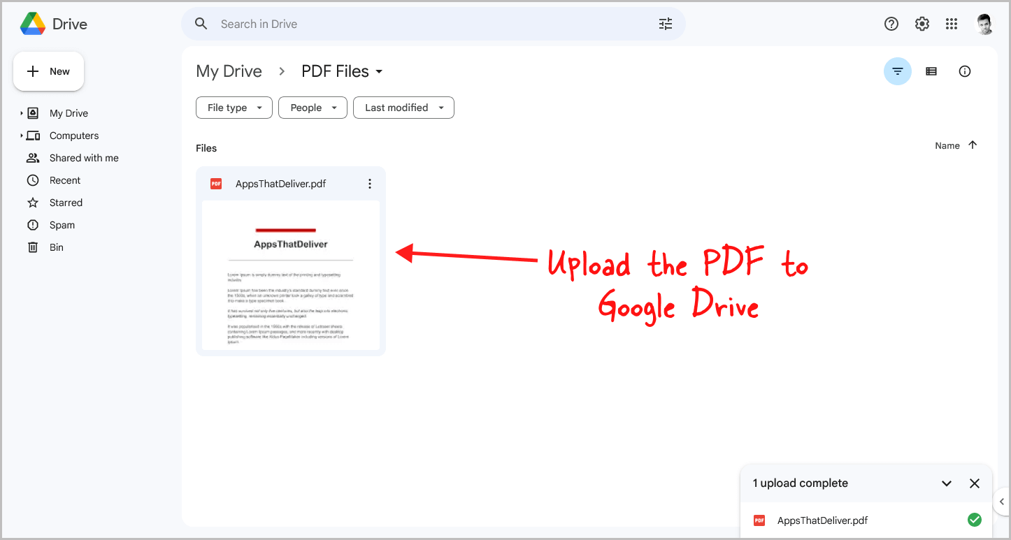 How to Insert a PDF Link Into Google Docs