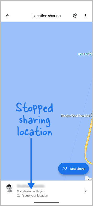 How to Know if Someone Stopped Sharing Location Google Maps