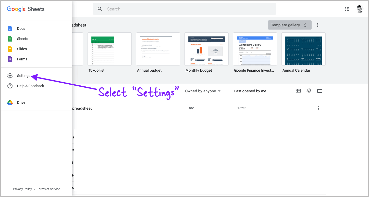 How to Make Google Sheet Right to Left