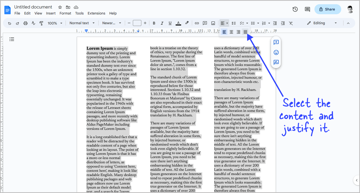 How to Make a Newspaper on Google Docs