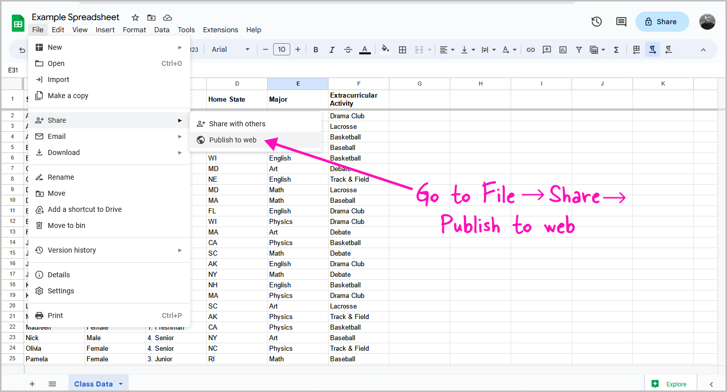 Smooth Scrolling Google Sheets