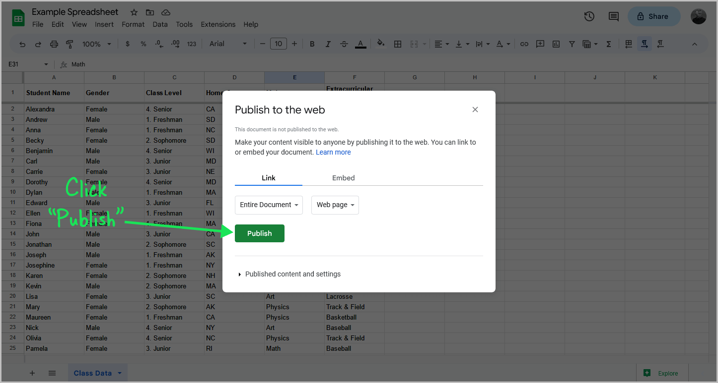 Smooth Scrolling Google Sheets