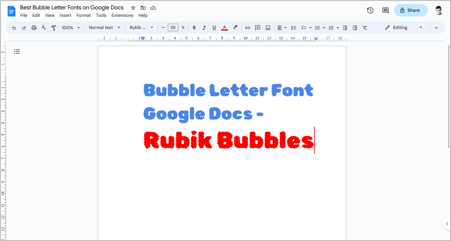 how-to-make-bubble-letters-in-google-docs-youtube