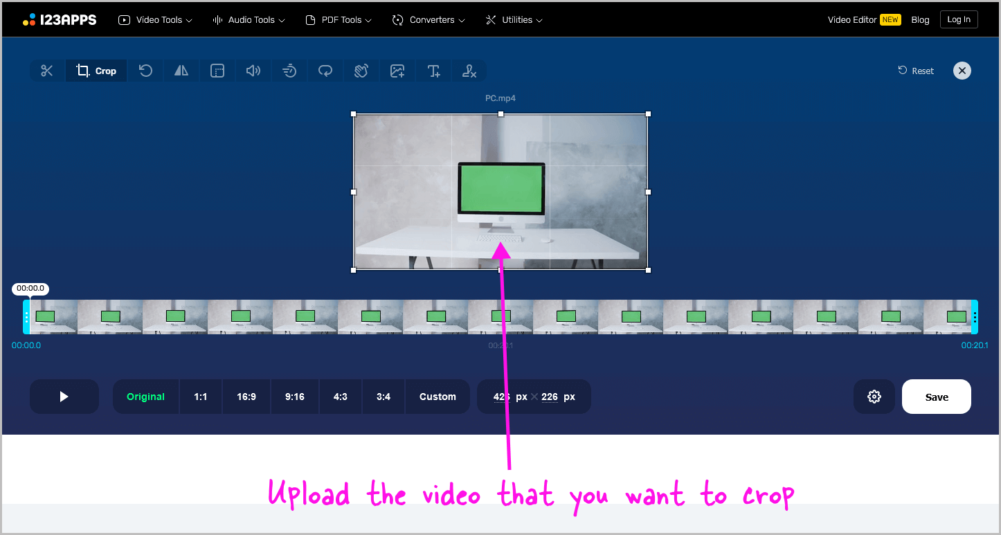 Crop Video in Google Slides