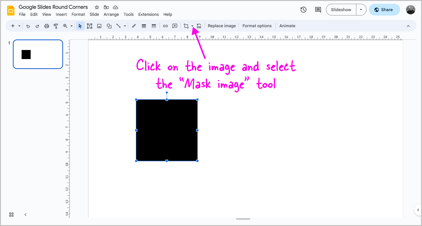 Google Slides Round Corners