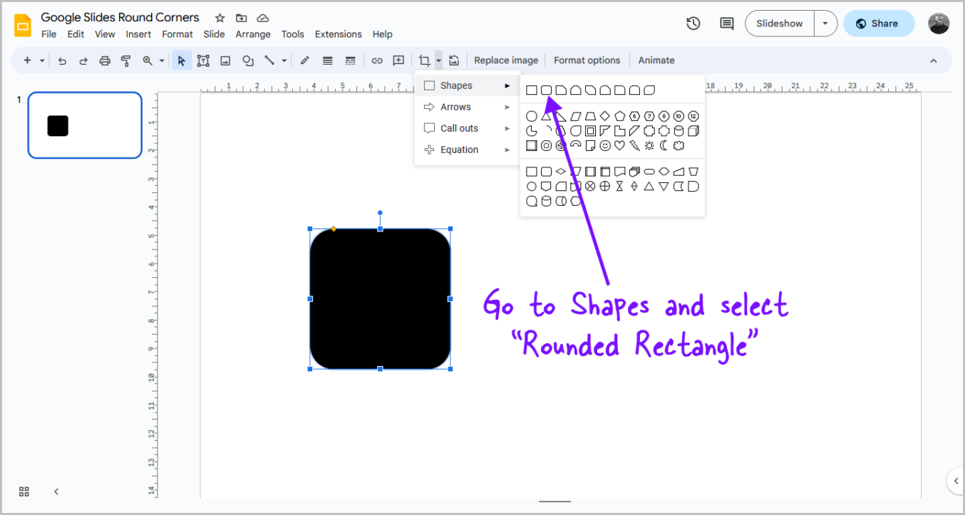 Google Slides Round Corners [4 Easy Steps]