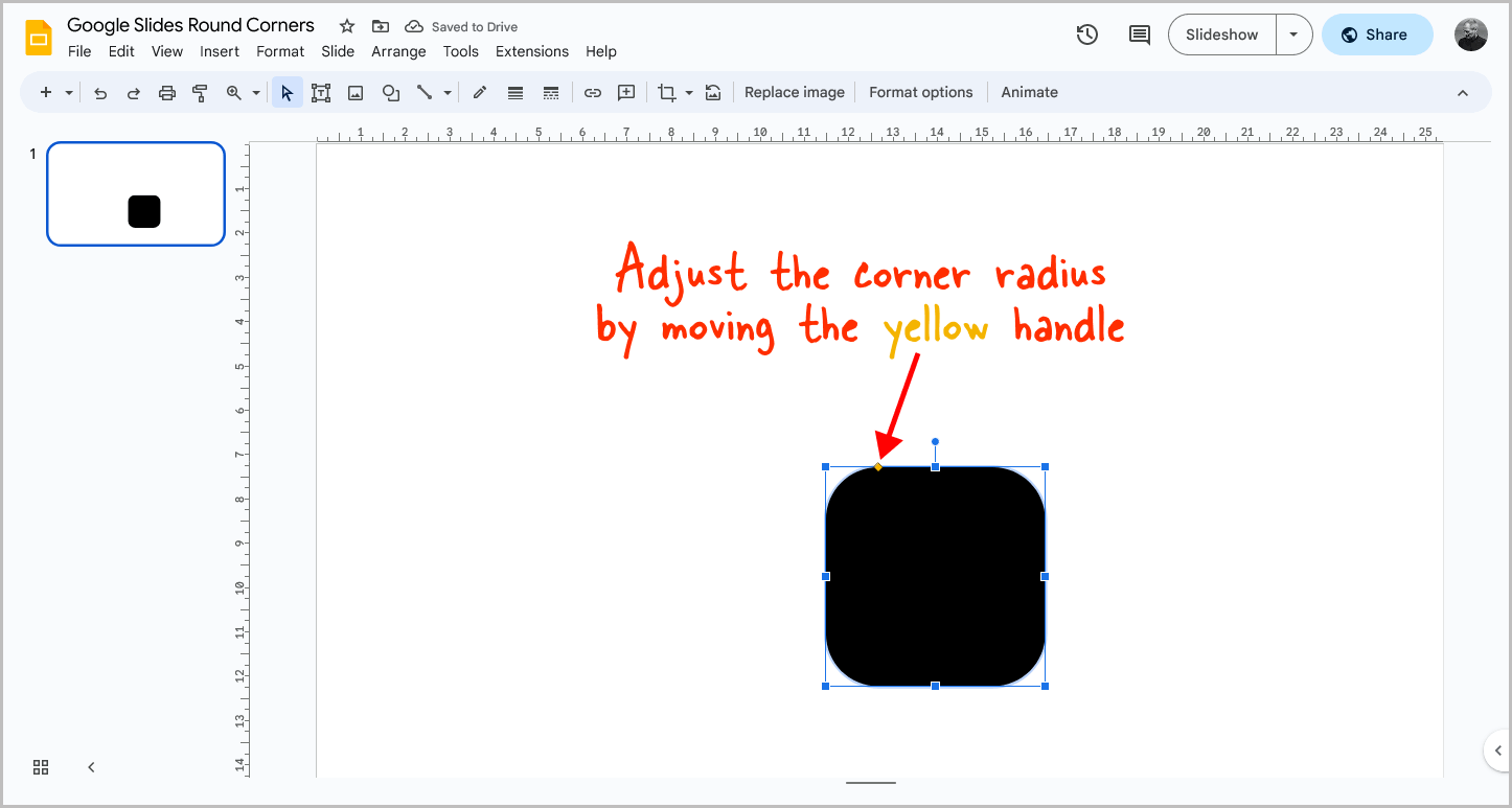 Google Slides Round Corners