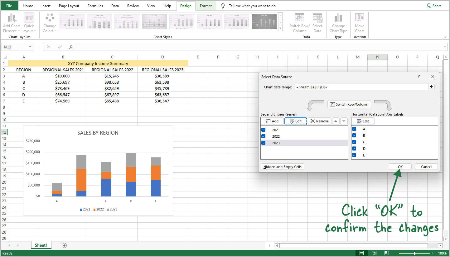 How to Change Legend Text in Excel