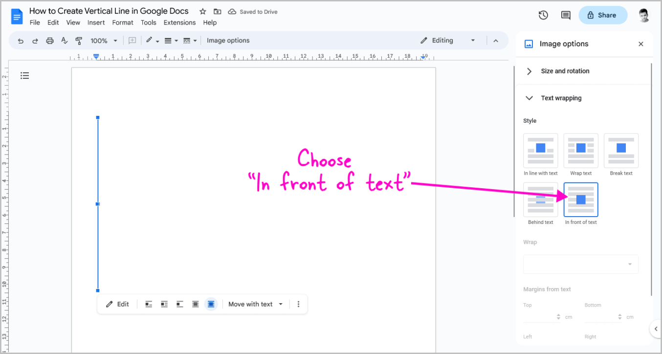 How to Create Vertical Line in Google Docs [EASY GUIDE]