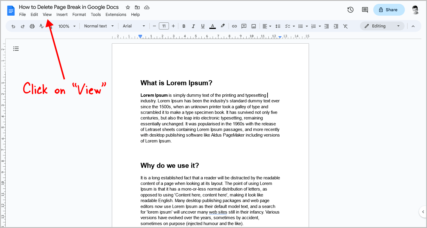 How to Delete Page Break in Google Docs 6 Easy Steps 
