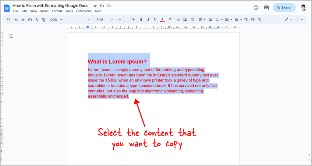 how-to-paste-with-formatting-google-docs-4-easy-steps