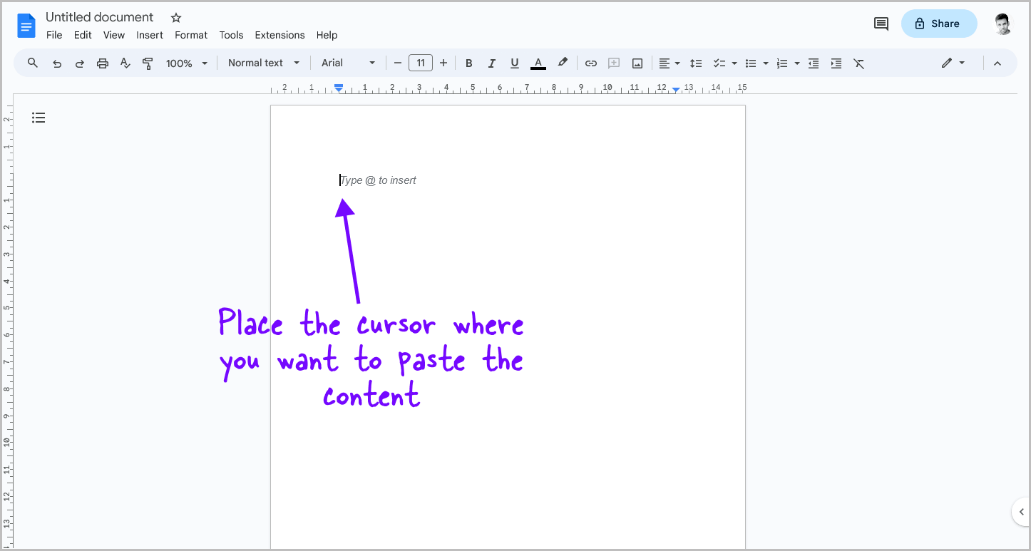 How to Paste with Formatting Google Docs