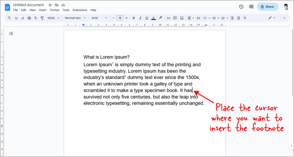 How To Use The Same Footnote Twice In Google Docs