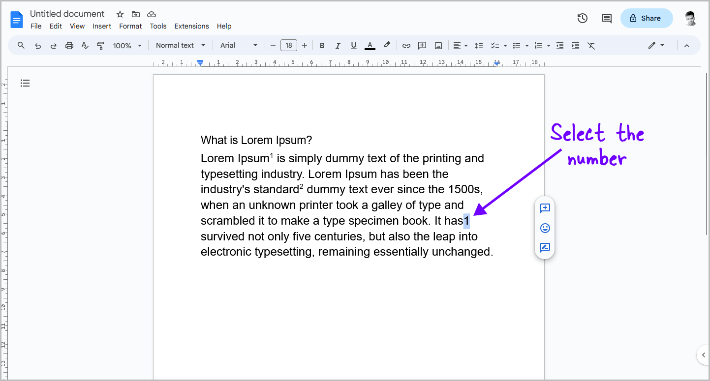 How to Use the Same Footnote Twice in Google Docs