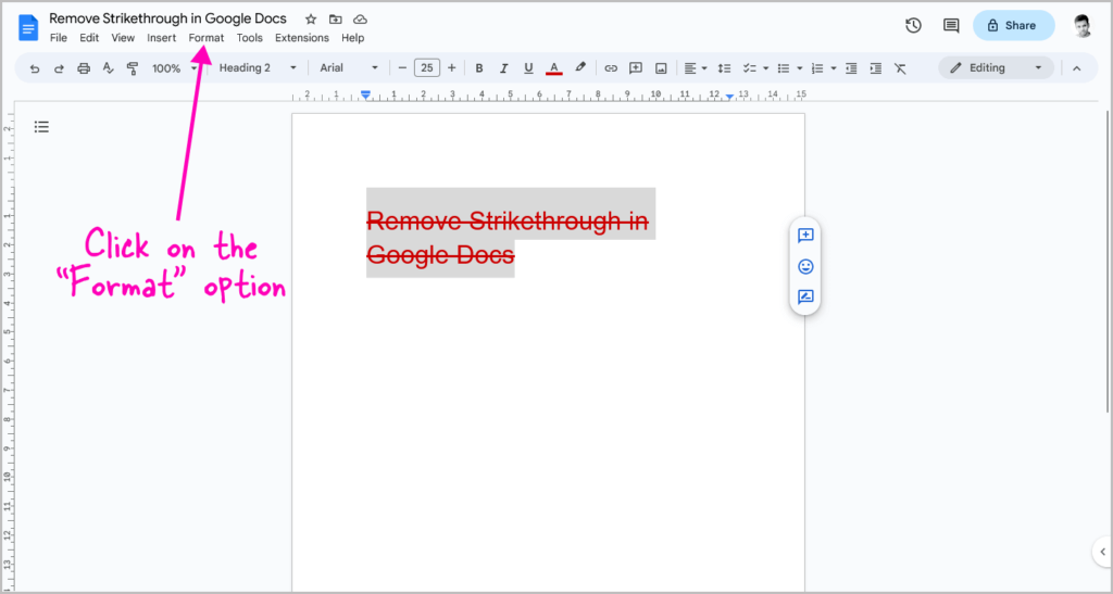 how-to-remove-strikethrough-in-google-docs-4-easy-steps