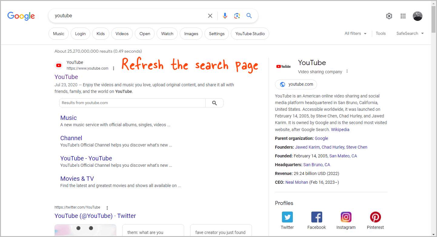 Your Search Did Not Match Any Documents