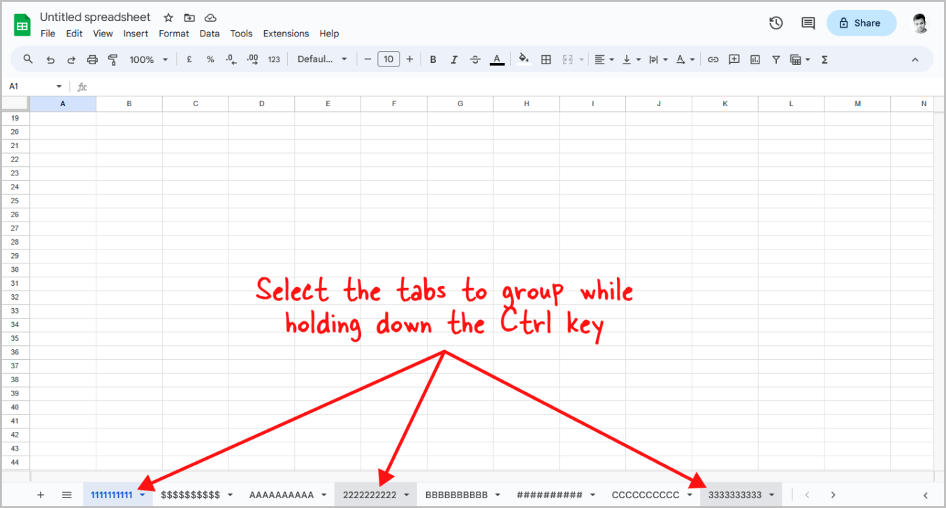 Group Sheets in Google Sheets [Quickest Method]